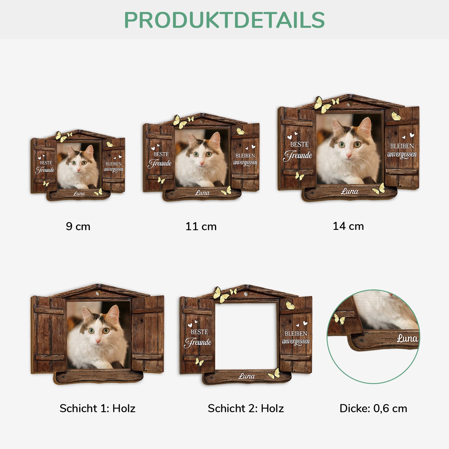 5467OGE3 beste freunde bleiben unvergessen personalisierte 2 schicht holz ornamente mit foto hunde 5467O3ZTD_ebb70f05 3e63 41e7 827b 0ecae4fd6fd7