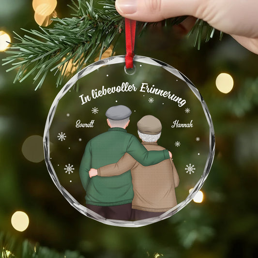 5482OGE2 in liebevoller erinnerung personalisierte glas ornamente mit foto zur erinnerung paar 5482OTLCG