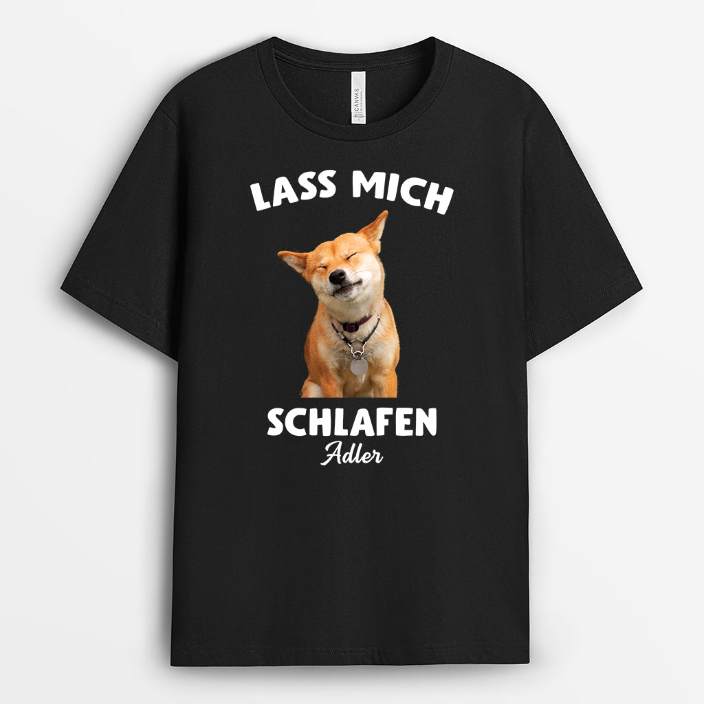 5490AGE1 lass mich schlafen schlafshirt personalisiert damen und herren 5490A6VCA
