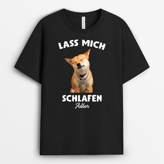 5490AGE1 lass mich schlafen schlafshirt personalisiert damen und herren 5490A6VCA