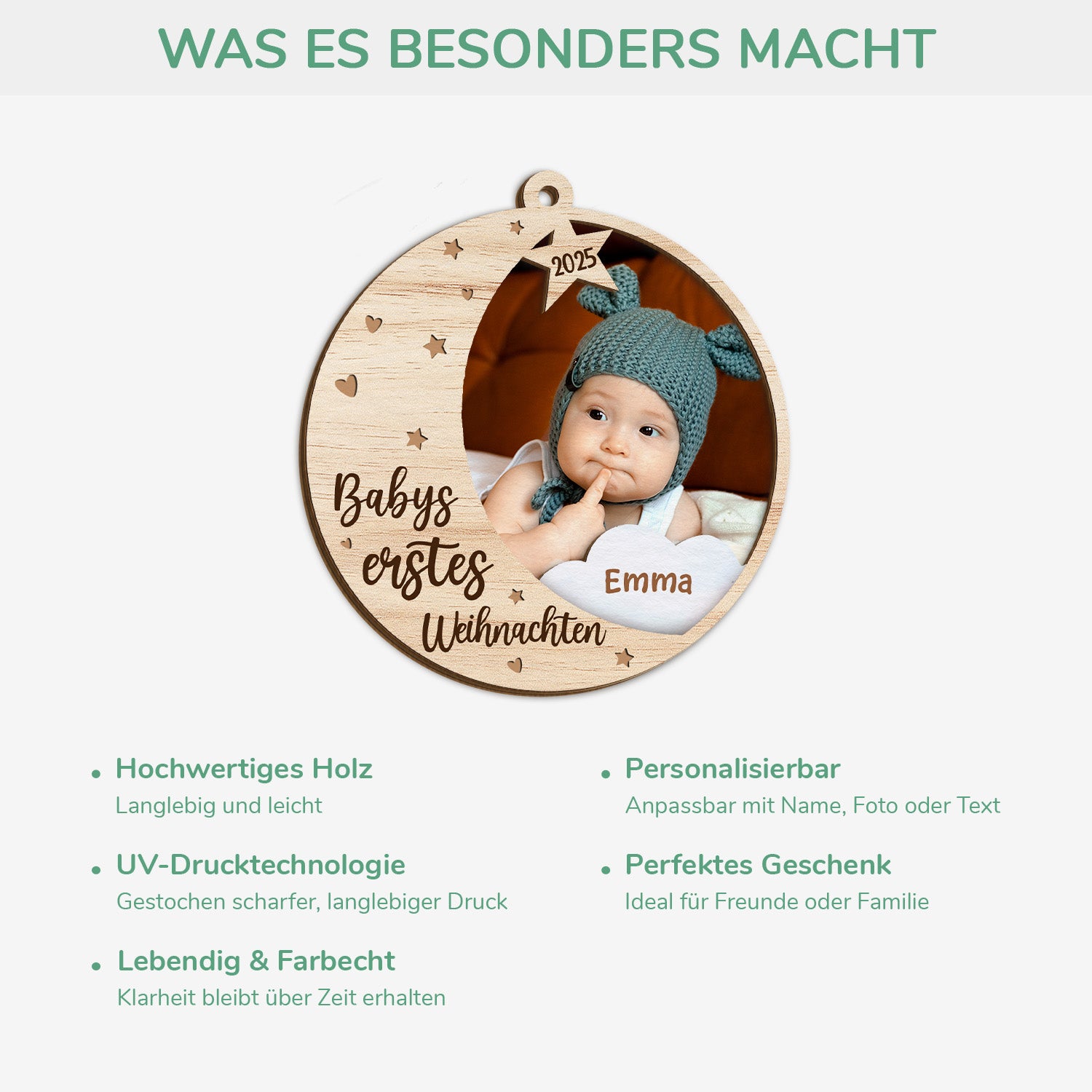 5493OGE4 babys erstes weihnachten personalisierte 2 schicht holz ornamente weihnachten baby mit foto 5493O6LQA_d3cf60a7 398a 409b ae68 5dcdb400b016