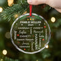 5494OGE2 familie personalisierte glas ornamente 5494O6UMI