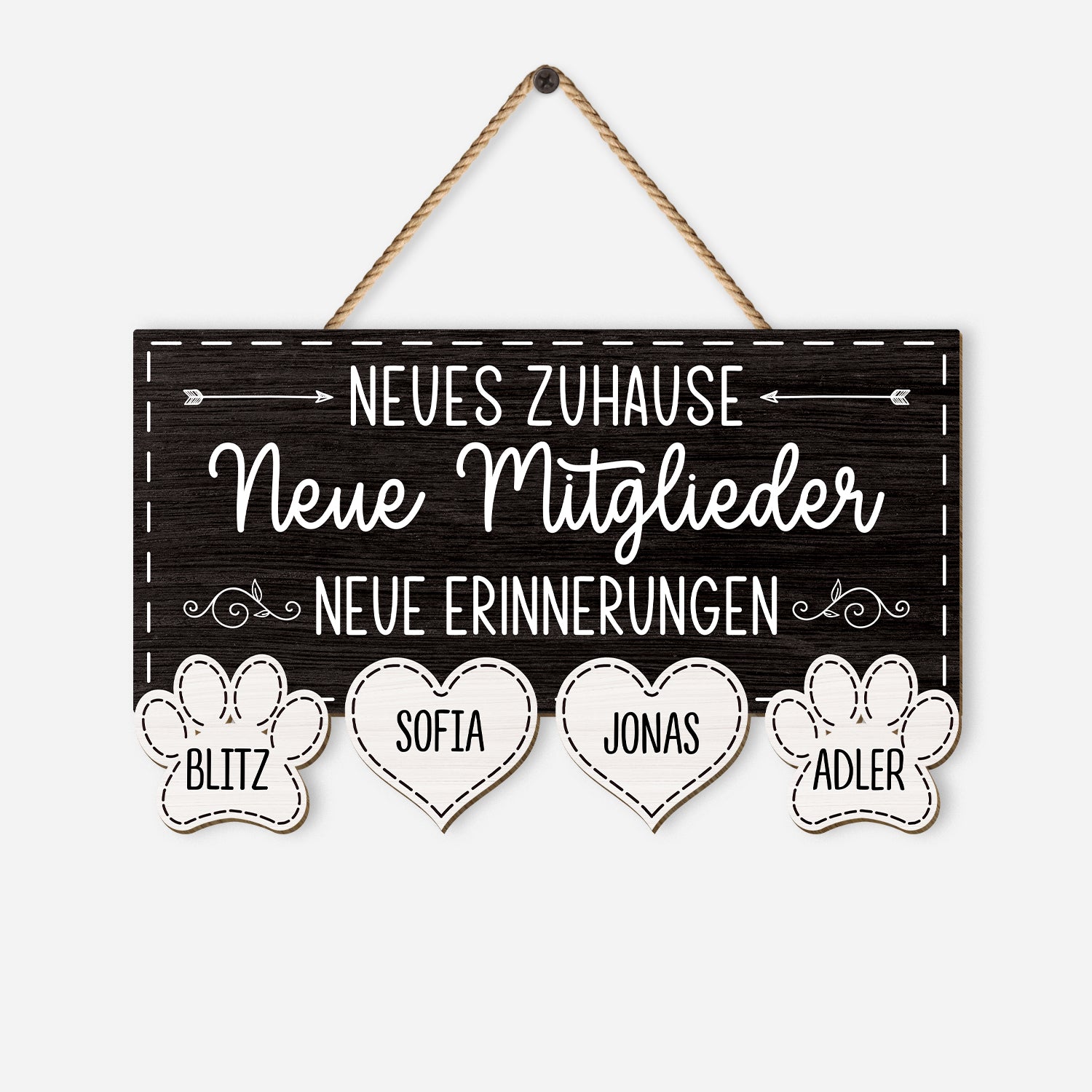 5498OGE1 neues zuhause neue mitglieder neue erinnerungen holzschild personalisiert_ familie 5498O6UZI_314ead5c 668d 4304 b7b4 83c9a3da3478