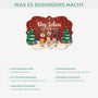5511OGE4 das leben ist besser mit hunden personalisierte 1 schicht holz ornamente weihnachten 5511OTLMC