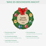 5513OGE4 familie mit weihnachtskranz personalisierte 2 schicht holz ornamente weihnachten 5513OTHAI