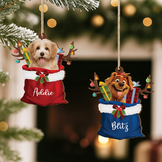 5522OGE2 hund mit foto_ nikolaussack personalisierte 1 schicht holz ornamente weihnachten 5522O8LAC_958e62c4 7af5 4112 93c5 99014695aadb