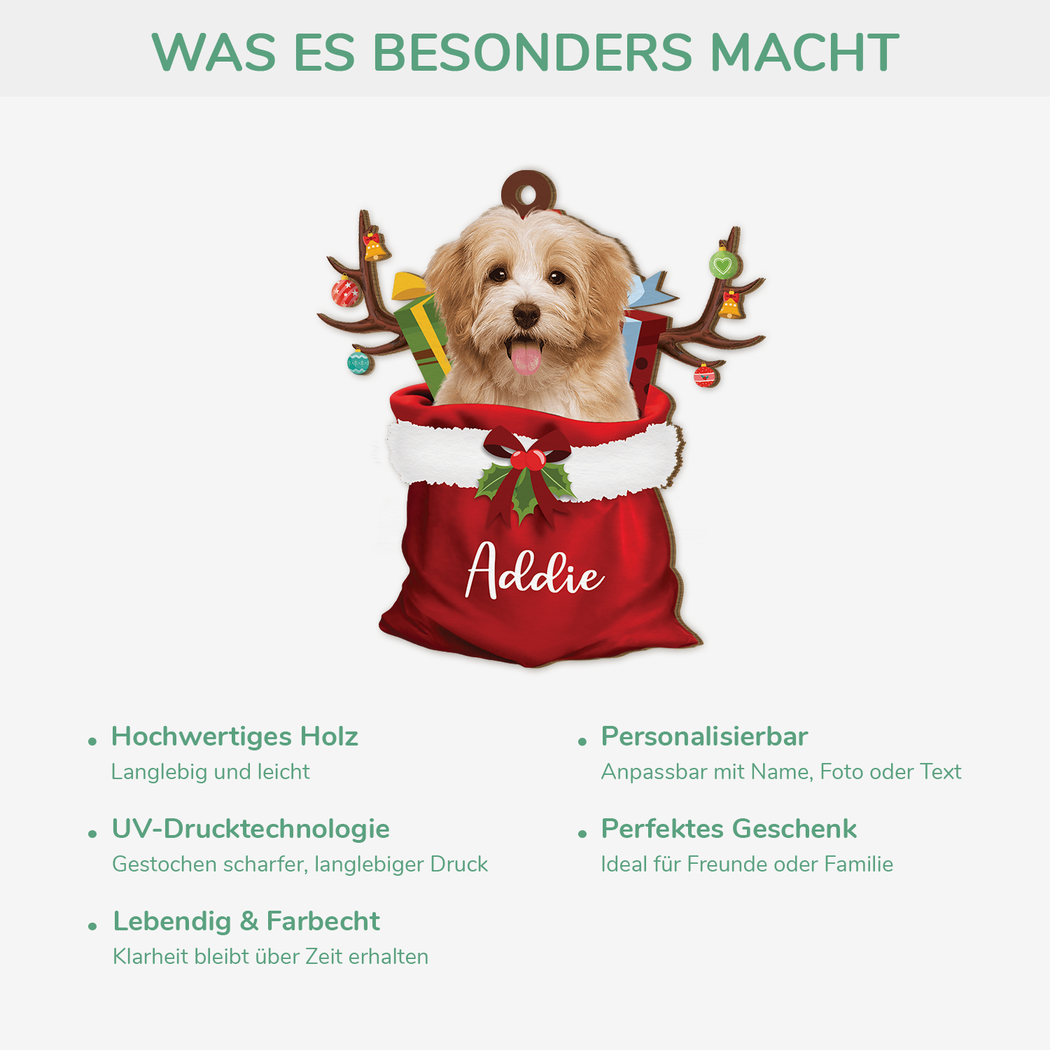 5522OGE4 hund mit foto_ nikolaussack personalisierte 1 schicht holz ornamente weihnachten 5522O8LAC_31c84ae2 5c14 4a6c 88e1 ff1a3a4dd883