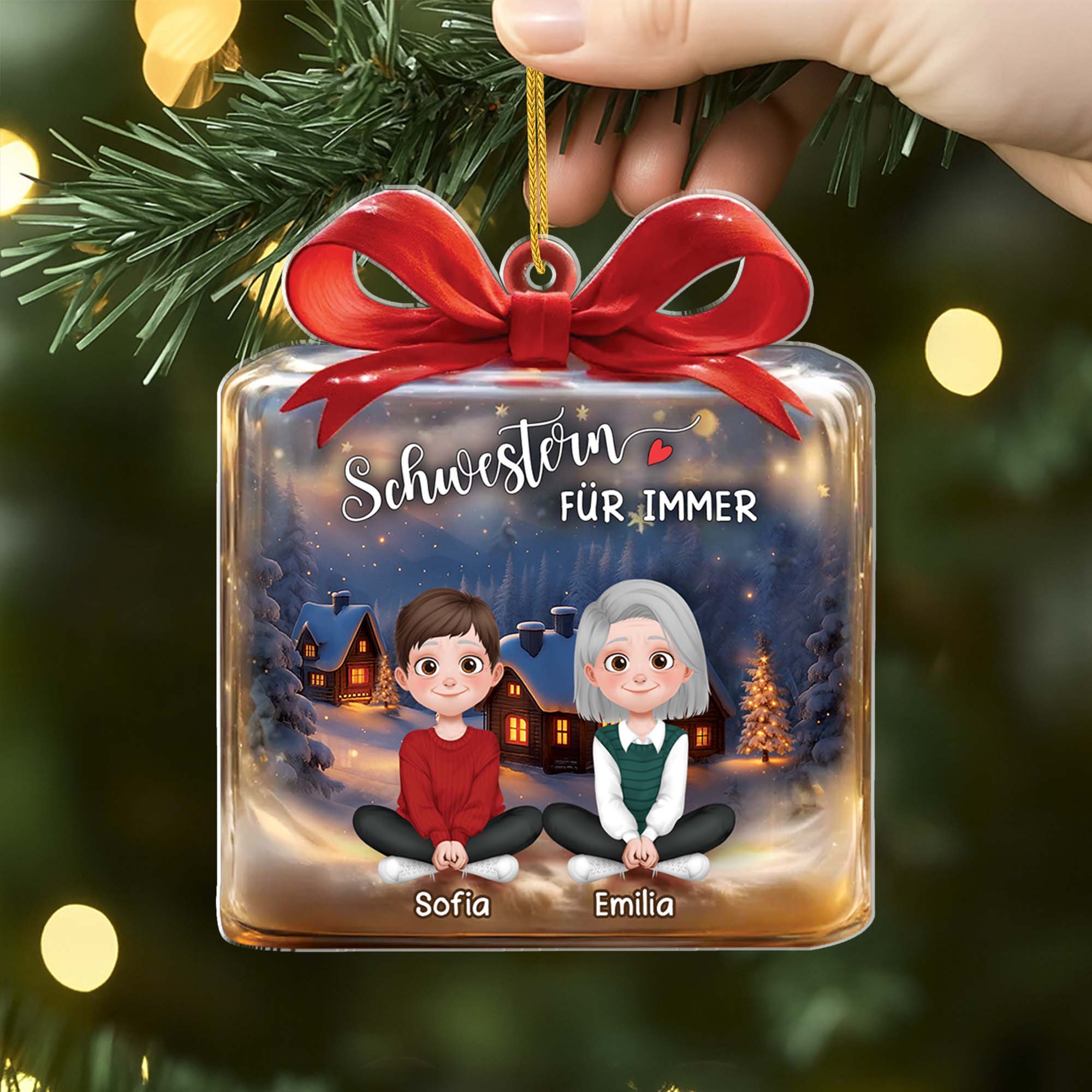 5523OGE2 beste freundinnen personalisierter weihnachtsschmuck_ aus acryl 5523OKTAA