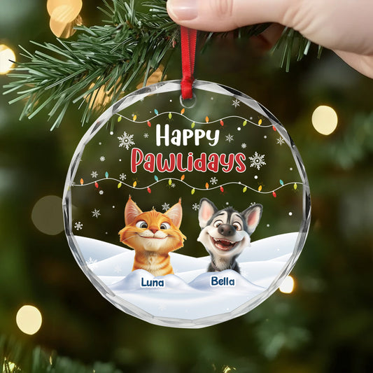 5539OGE2 feliz navidog personalisierter weihnachtsschmuck_ aus glas hunde 5539O3YTC
