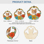 5542OUS3 custom 1 layered wooden ornaments photo gifts for cat lovers 5542O8LMD