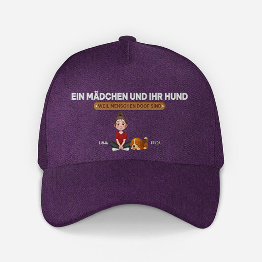 5552JGE2 ein mann und sein hund personalisierte kappen hunde 5552JTVNC