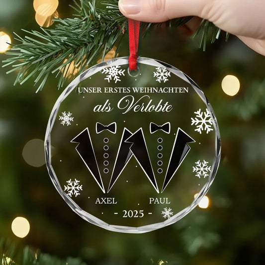 5565OGE2 unser erstes weihnachten im neuen heim personalisierter weihnachtsschmuck_ aus glas paar 5565O6QAG