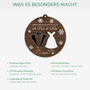 5565OGE4 unser erstes weihnachten im neuen heim personalisierte 2 schicht holz ornamente paar 5565O6QAG