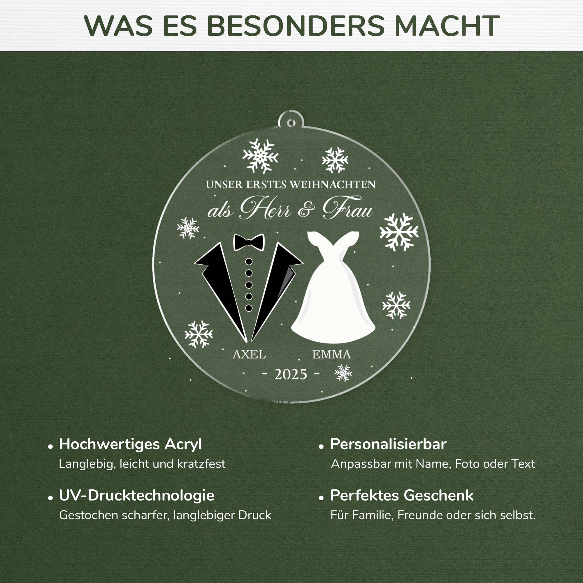5565OGE4 unser erstes weihnachten im neuen heim personalisierter weihnachtsschmuck_ aus acryl paar 5565O6QAG