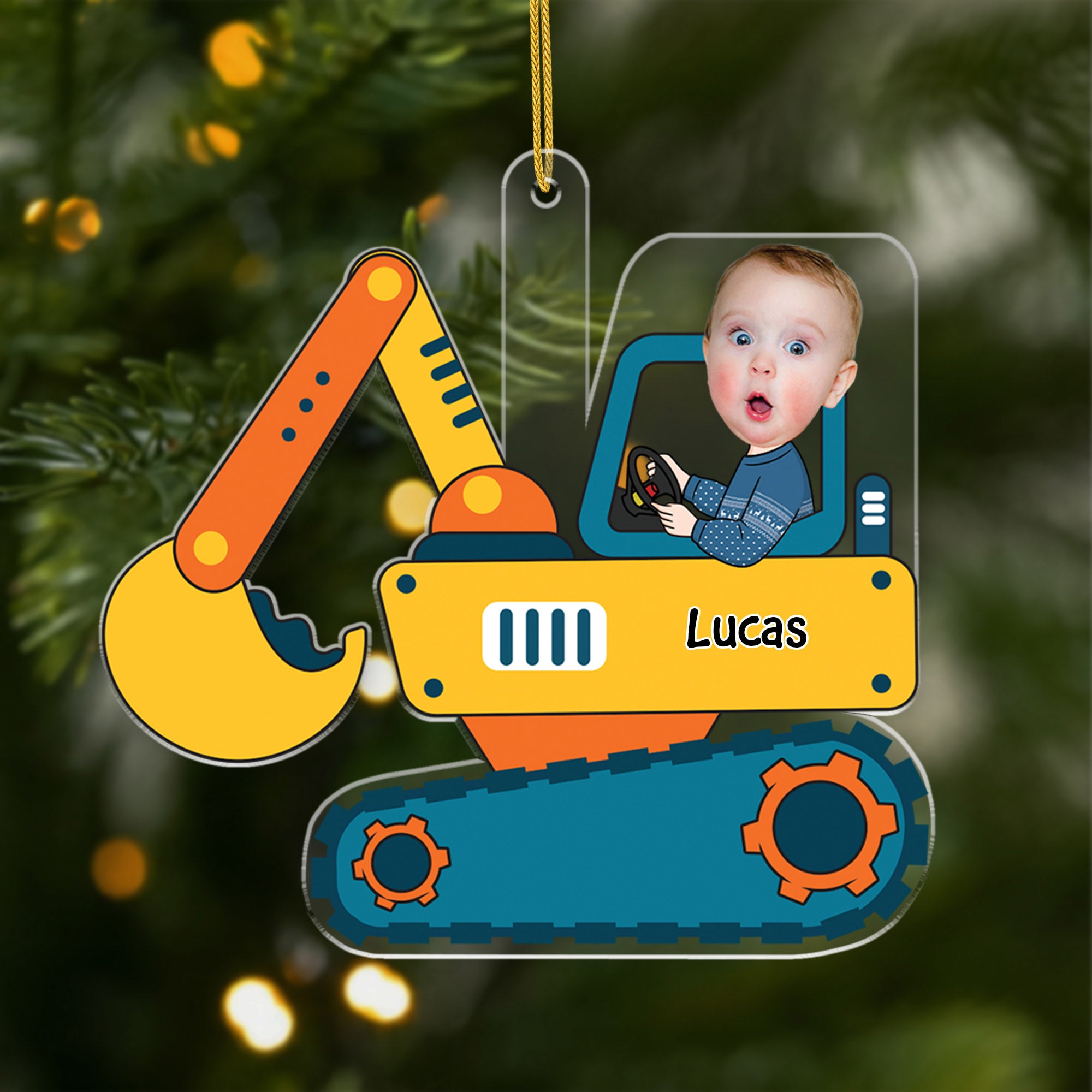 5581OGE1 kind mit traktor personalisierter weihnachtsschmuck_ aus acryl kind mit gesicht 5581O6TZK