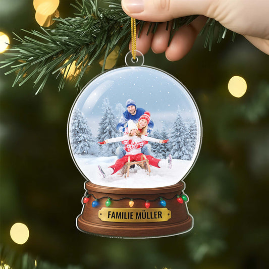 5587OGE2 die familie personalisierter weihnachtsschmuck_ aus acryl familie mit foto 5587OTVMI