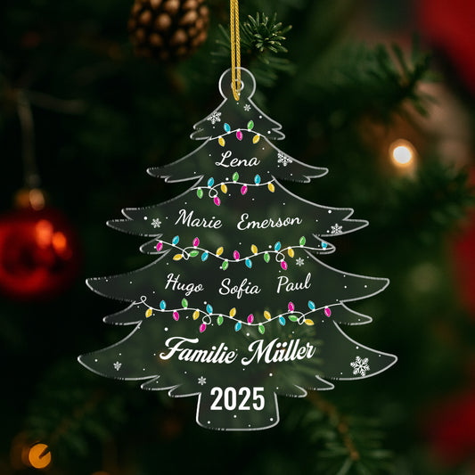 5589OGE1 die familie weihnachtsbaum personalisierter weihnachtsschmuck_ aus acryl familie 5589OTTMI