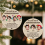 5609OGE2 kollegen sind wie weihnachtslichter personalisierte 1 schicht holz ornamente mit gesicht 5609OTQZO