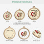 5612OGE3 fussabdruck baby bilder personalisierte 2 schicht holz ornamente werdende mama papa weihnachten 5612OKVCA