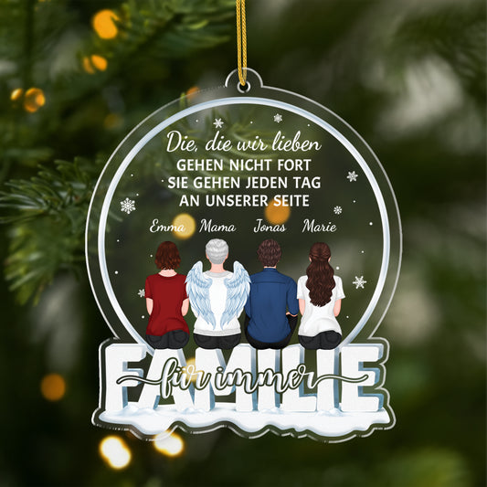5623OGE1 die die wir lieben sind jeden tag an unserer seite personalisierte acryl ornamente zur erinnerung familie 5623O8MNA