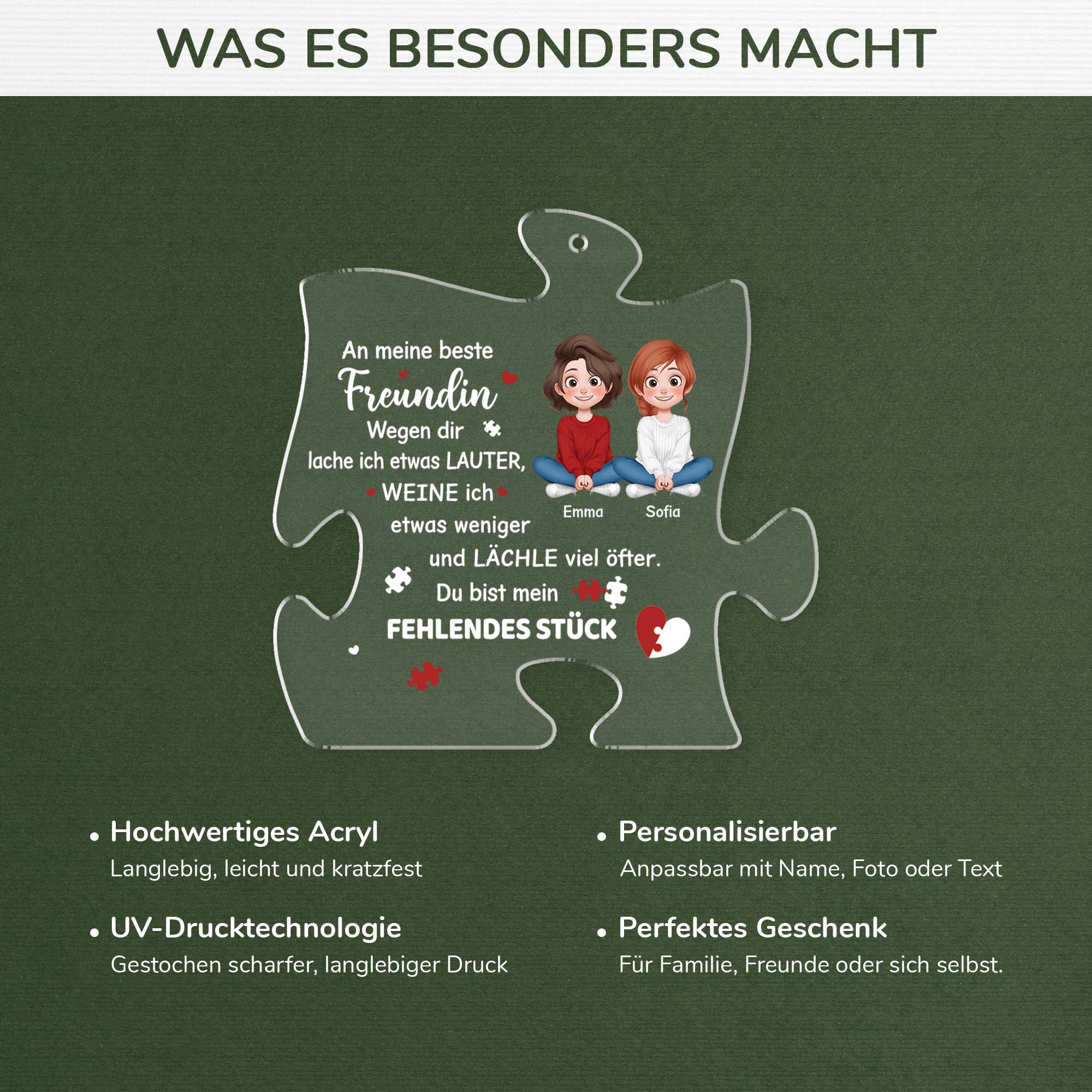 5627OGE1 du bist mein fehlendes stuck personalisierter weihnachtsschmuck acryl beste freundinnen 5627O86TF4