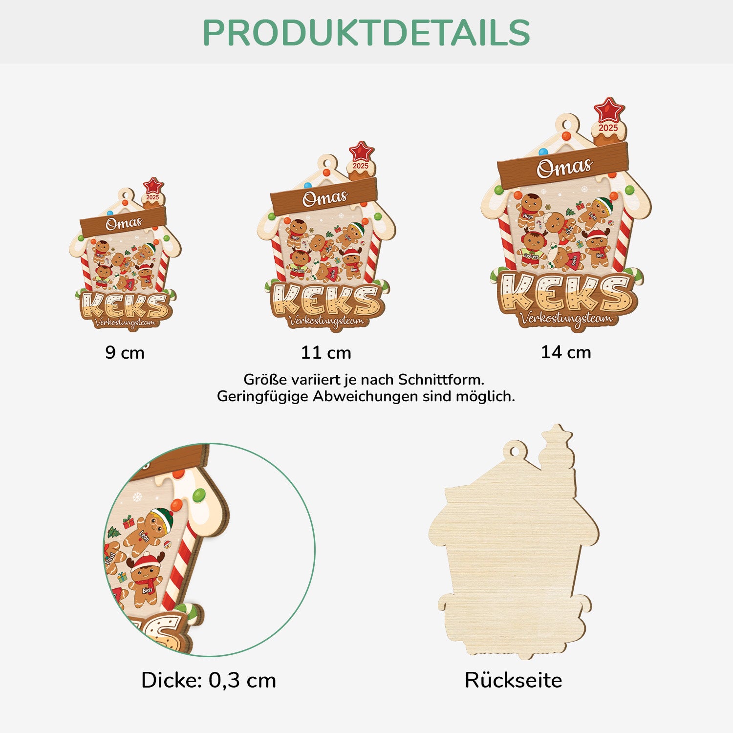 5639OGE3 omas keks verkostungsteam personalisierte 1 schicht holz ornamente weihnachten oma 5639OKTTA_cdf022ea 85f5 457f 9d34 3eae47c6ea08
