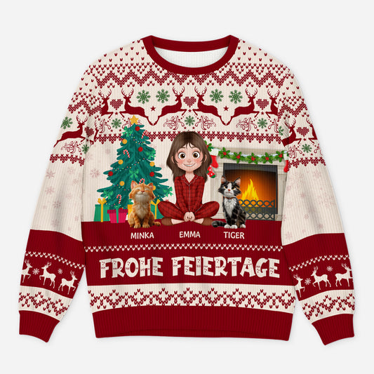 5644WGE1 frohe feiertage weihnachtspullover katze personalisiert_ 5644WTLND_be087aa5 4176 4e86 93f2 5c339c13b024