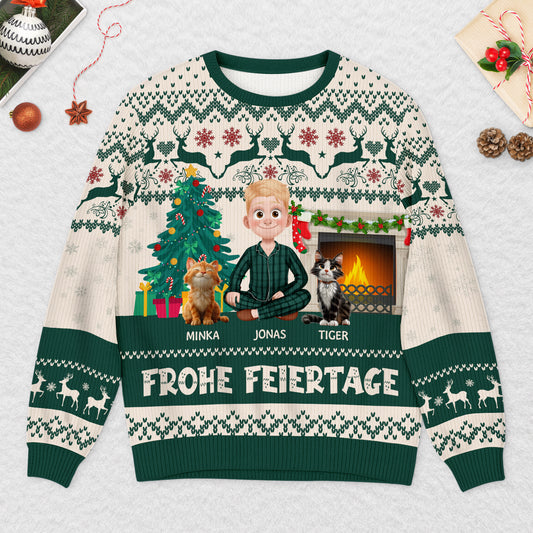 5644WGE2 frohe feiertage weihnachtspullover katze personalisiert_ 5644WTLND_e3ad05fd 8b41 44fc bae4 f95b320c6173