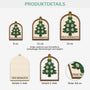 5654OGE3 frohe weihnachten personalisierte 2 schicht holz ornamente weihnachten familie 5654OKMZI