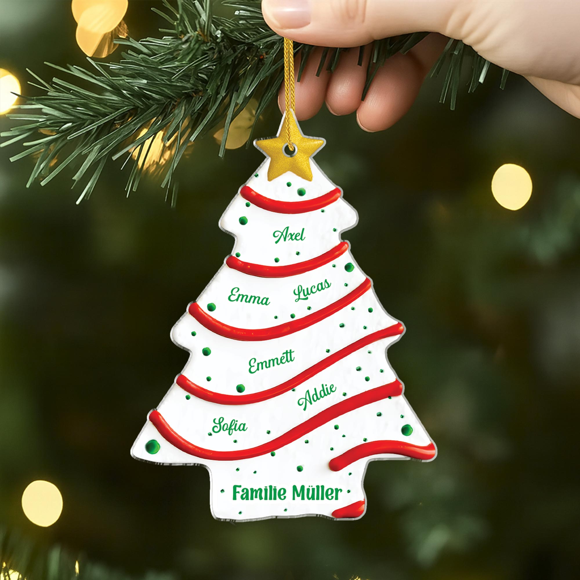 5655OGE2 3d druck effekt frohe weihnachten personalisierter weihnachtsschmuck_ acryl 5655OKVAI