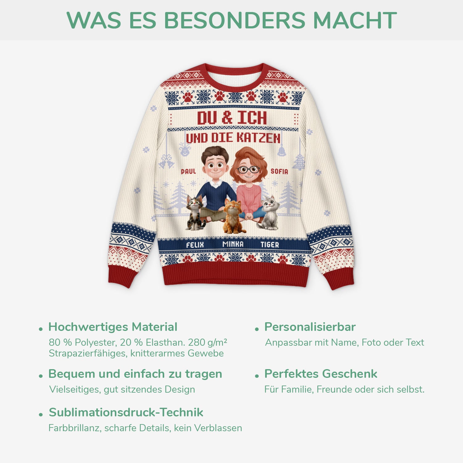 5658WGE5 du ich und die katzen personalisierter weihnachtspullover_ paar 5658W3QMD_e7f61925 5c4a 4564 b9f1 4212117a71c5