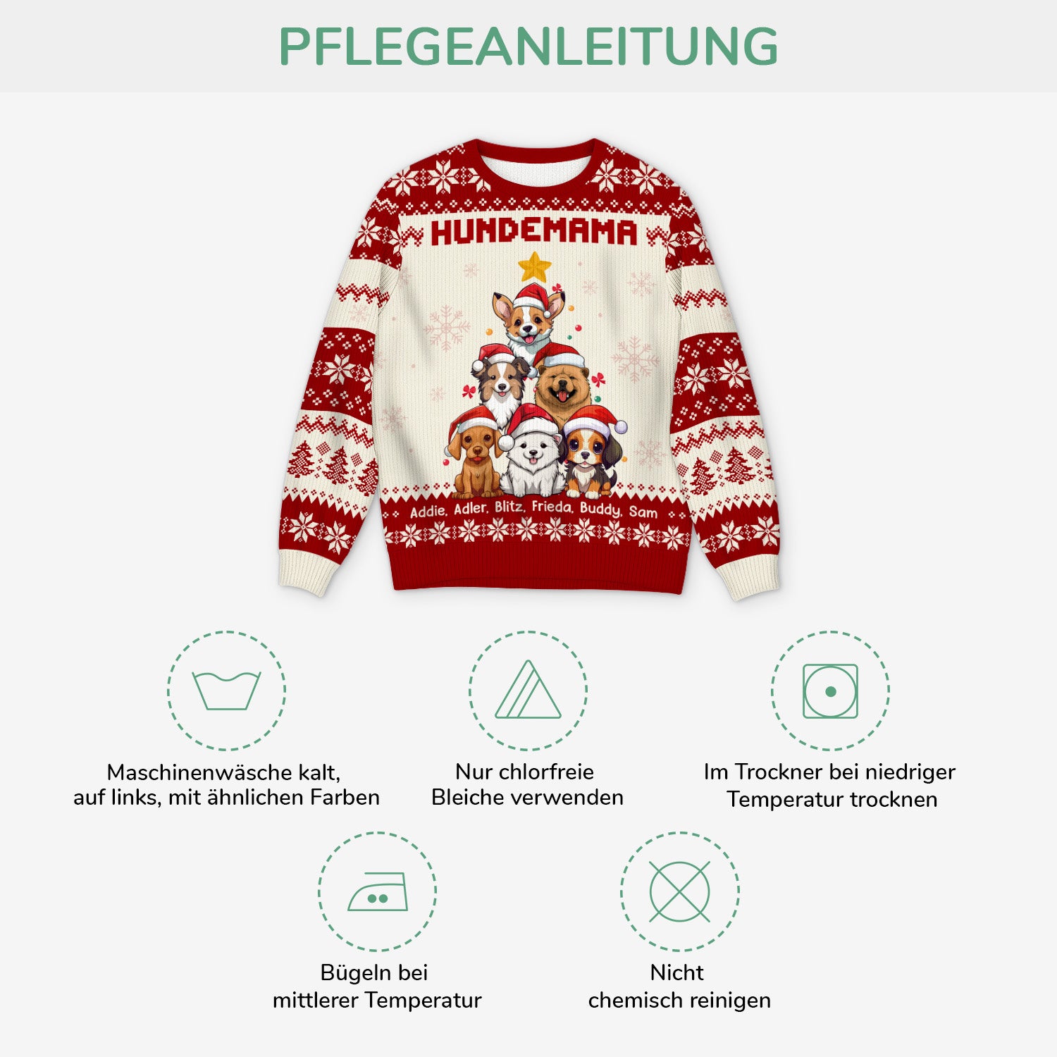 5664WGE4 hunde weihnachtsbaum weihnachtspullover hund personalisiert_ 5664W6VTC