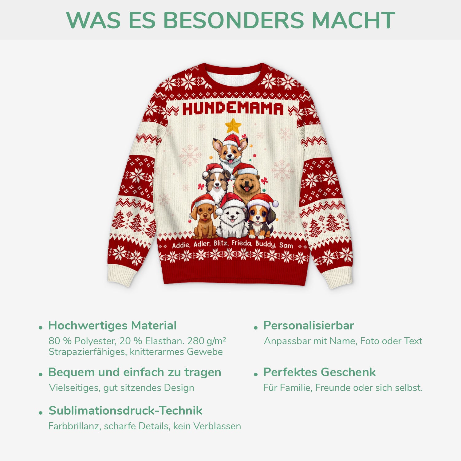 5664WGE5 hunde weihnachtsbaum weihnachtspullover hund personalisiert_ 5664W6VTC