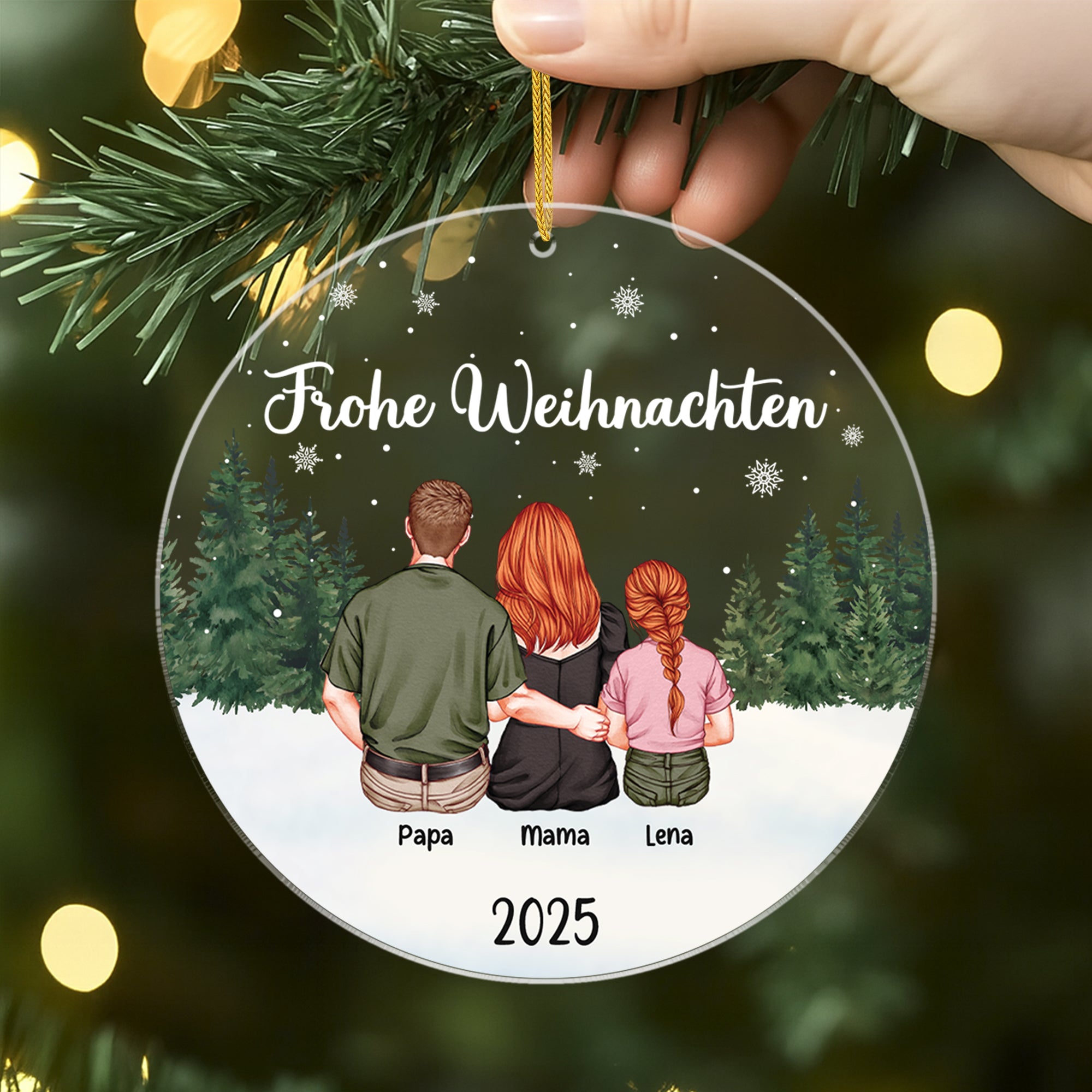 5671OGE2 frohe weihnachten personalisierter weihnachtsschmuck_ acryl familie hund katze 5671O6TZI