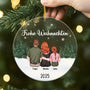 5671OGE2 frohe weihnachten personalisierter weihnachtsschmuck_ acryl familie hund katze 5671O6TZI