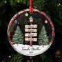 5678OGE1 die familie strassenschilder personalisierter weihnachtsschmuck_ glas familie 5678OTU0I
