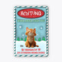 5681EGE1 dieses gebiet wird von katzen uberwacht turschild katze personalisiert_ weihnachten 5681ETYAD