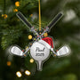 5688OGE1 3d druck effekt golfball personalisierter weihnachtsschmuck_ acryl 5688OKVMB