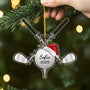 5688OGE2 3d druck effekt golfball personalisierter weihnachtsschmuck_ acryl 5688OKVMB