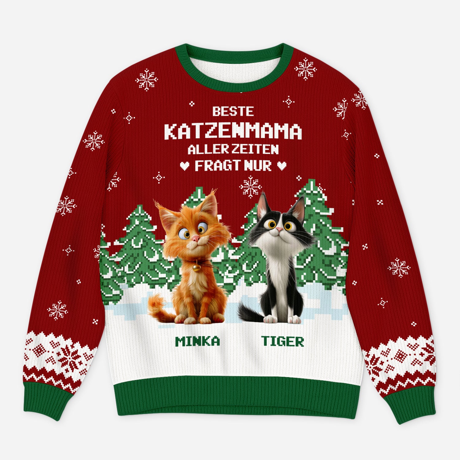 5693WGE1 bester katzenpapa aller zeiten weihnachtspullover katze personalisiert_ 5693W8LND