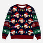 5696WGE1 familie und haustiere mit gesicht weihnachtspullover familie personalisiert_ 5696W3VTI