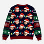 5696WGE3 familie und haustiere mit gesicht weihnachtspullover familie personalisiert_ 5696W3VTI