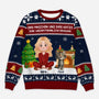 5706WGE1 eine unzertrennliche bindung zwischen mensch hund weihnachtspullover hund personalisiert_ 5706W