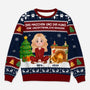 5706WGE1 eine unzertrennliche bindung zwischen mensch hund weihnachtspullover hund personalisiert_ 5706WTMZC