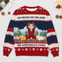 5709WGE2 eine unzertrennliche bindung zwischen mensch hunde weihnachtspullover hund personalisiert_ 5709W8TAC