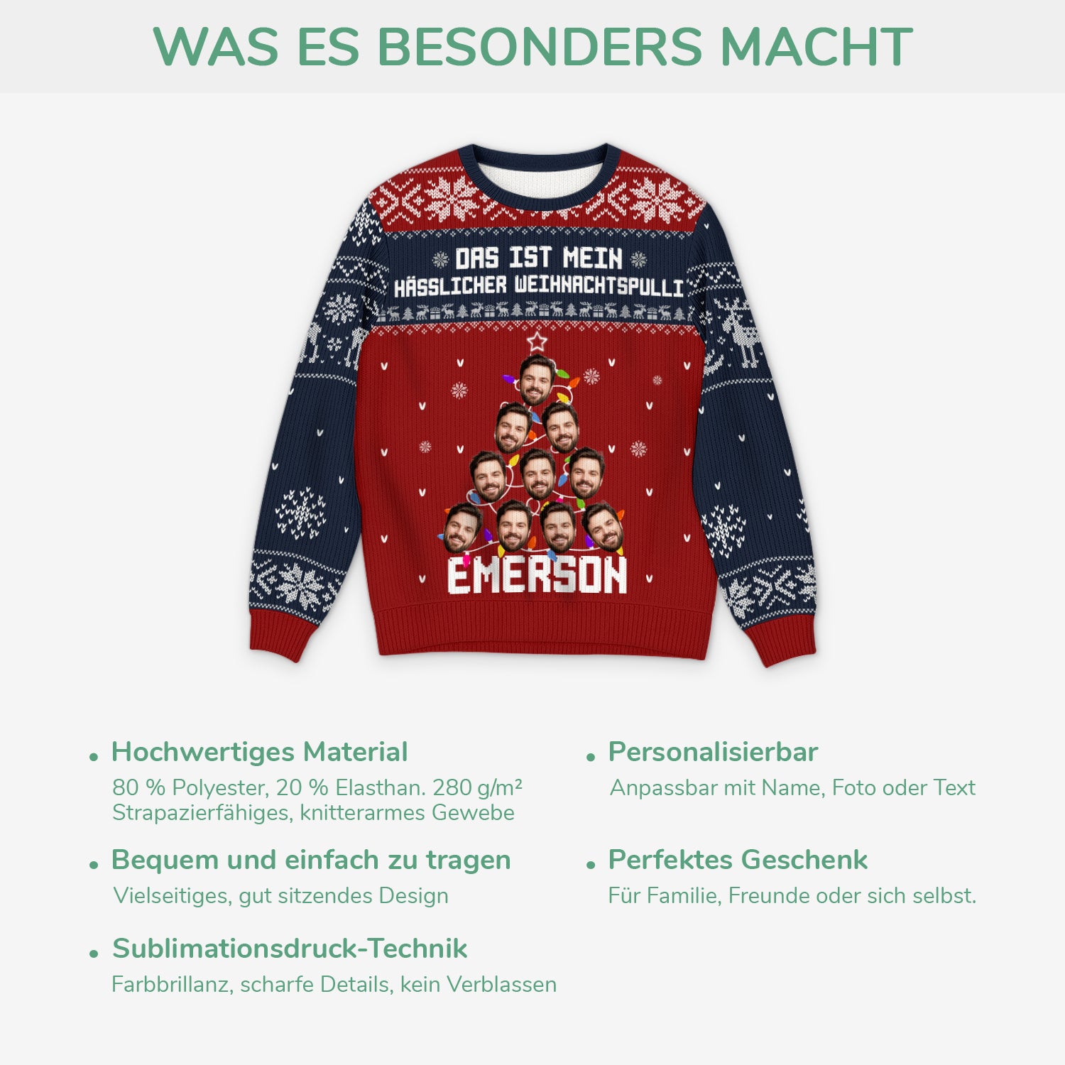 5712WGE5 das ist mein hasslicher weihnachtspulli personalisierter weihnachtspullover_ mit gesicht 5712W6VZA