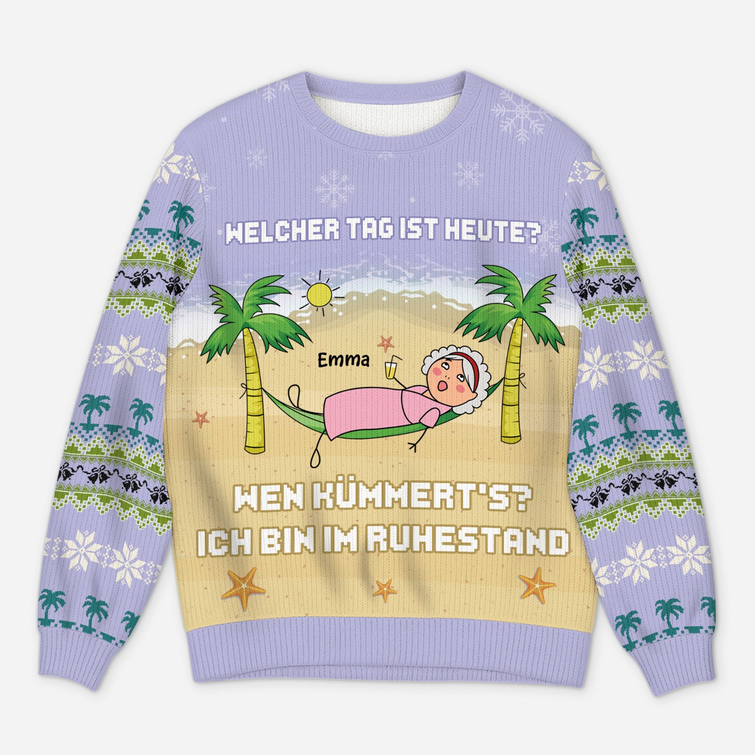 5720WGE1 ich bin im ruhestand lustiger weihnachtspullover personalisiert_ rente 5720WKLTA