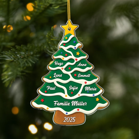 5741OGE1 weihnachtsbaum mit namen personalisierter weihnachtsschmuck_ acryl familie 5741OTTMI