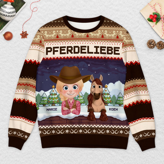 5742WGE2 pferdeliebe personalisiert_er weihnachtspullover pferd 5742W3FZU