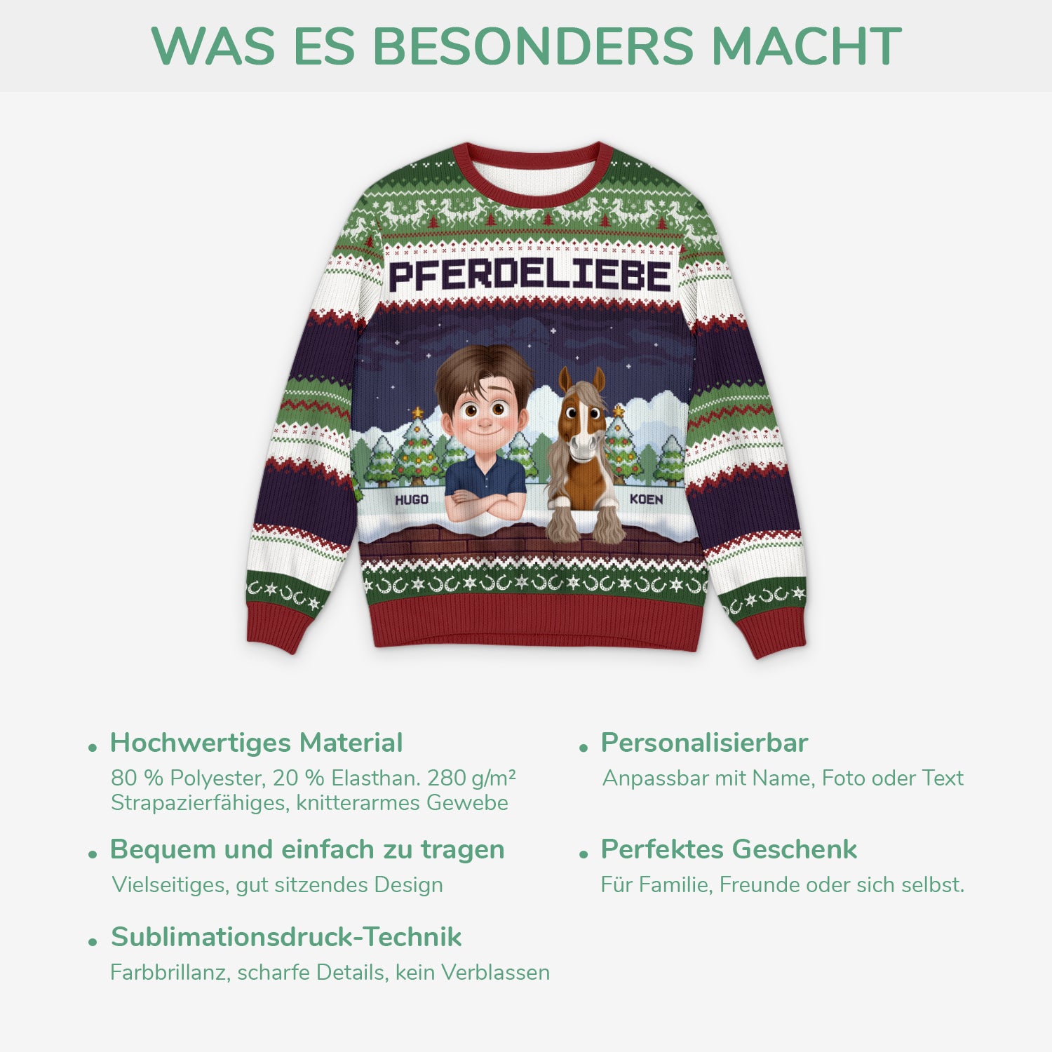5742WGE5 pferdeliebe personalisiert_er weihnachtspullover pferd 5742W3FZU